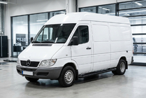 Mercedes Sprinter W901/902/903/904/905 1995–2006 Allmond Black side steps (2 st., aluminium) foto 1