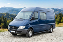 Mercedes Sprinter W901/902/903/904/905 1995–2006 Bosphorus Black side steps (2 st., aluminium) foto 1