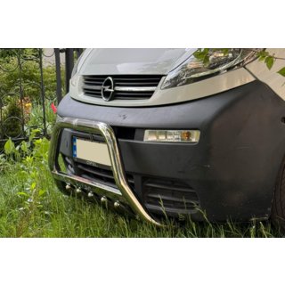 Bullbar WT003-4 (RVS) Opel Vivaro 2001–2015 foto 4