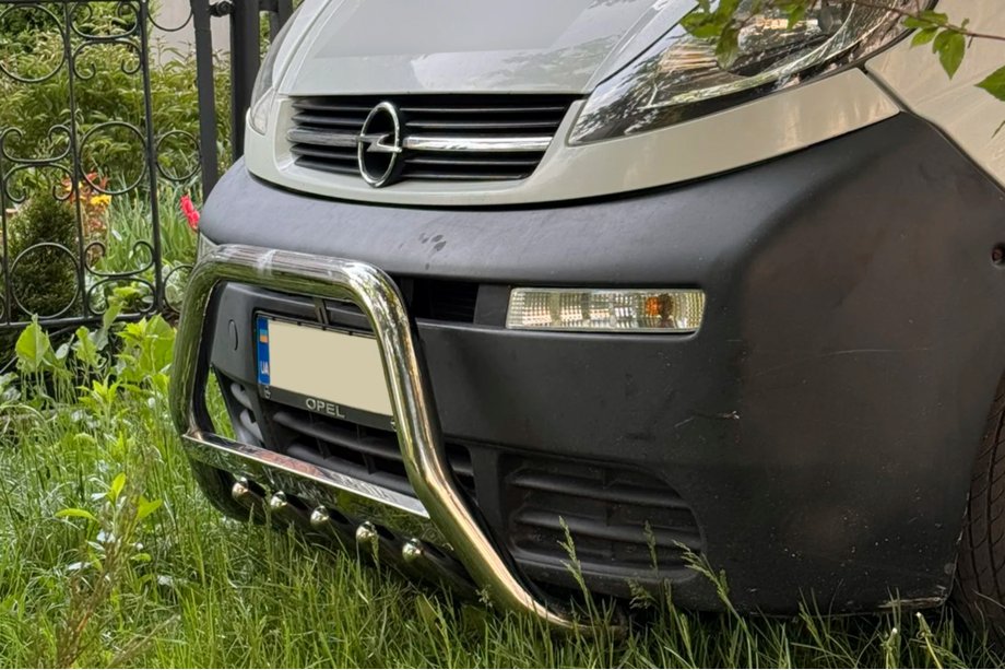 Opel Vivaro 2001–2015 Bullbar WT003-4 (RVS) Met opschrift Foto 4
