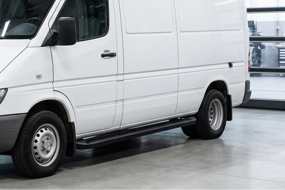 Volkswagen LT 1995–2006 Allmond Black zijtreden (2 st., aluminium) Image