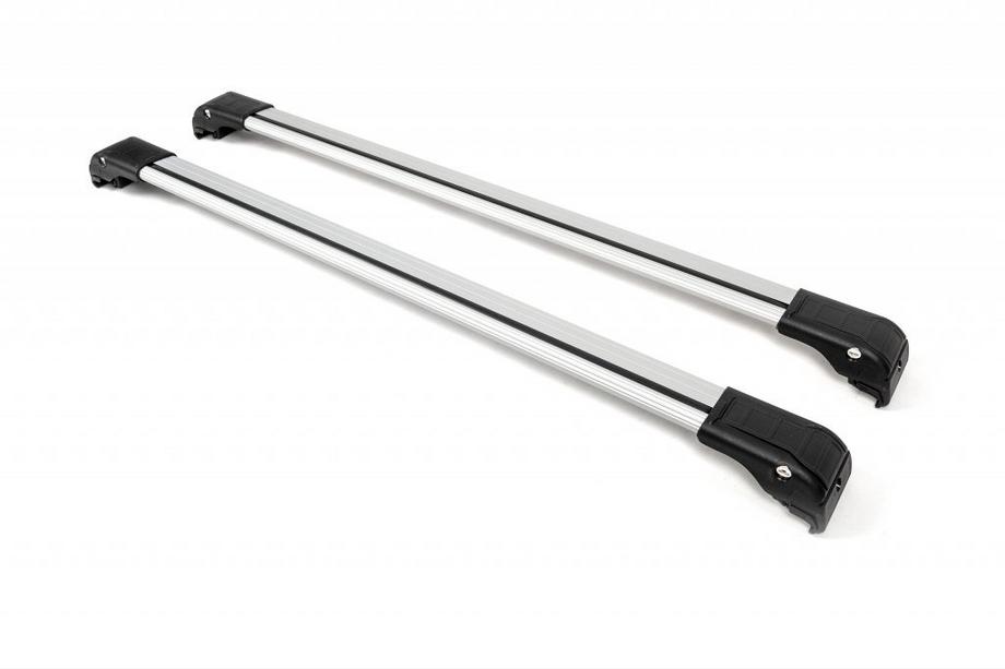 Peugeot Partner/Rifter 2019– Dakdragers (dwarsbalken) voor geïntegreerde dakrails Wingbar V2 (2 stuks) Zwart Foto 7