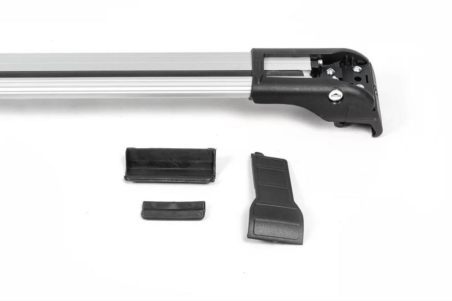 Peugeot Partner/Rifter 2019– Dakdragers (dwarsbalken) voor geïntegreerde dakrails Wingbar V2 (2 stuks) Zwart Foto 11