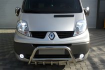 Renault Trafic 2001–2015 Bullbar WT003-4 (RVS) foto 1