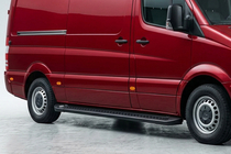 Volkswagen Crafter 2006–2016 Allmond Black zijtreden (2 st., aluminium) foto 1