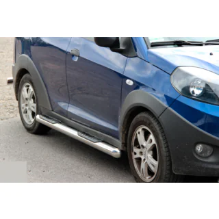 Sidebars (2 stuks, RVS) Chery Beat 2009–2015 foto 1