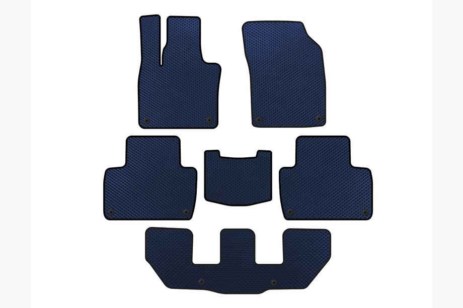 Volvo XC90 2015– EVA automatten (3 rijen, blauw) Image