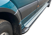 Volkswagen Crafter 2006–2016 Rainbow side steps (2 stuks, aluminium) foto 2