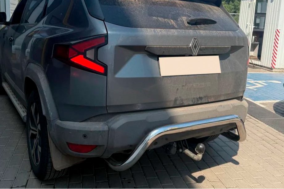 Renault Duster 2024– Achterbeschermbeugel AK007 (RVS) Image