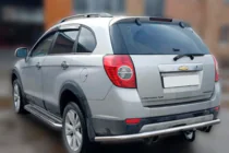 Chevrolet Captiva 2006–2019 Achterbeschermbeugel AK005 (RVS) foto 3