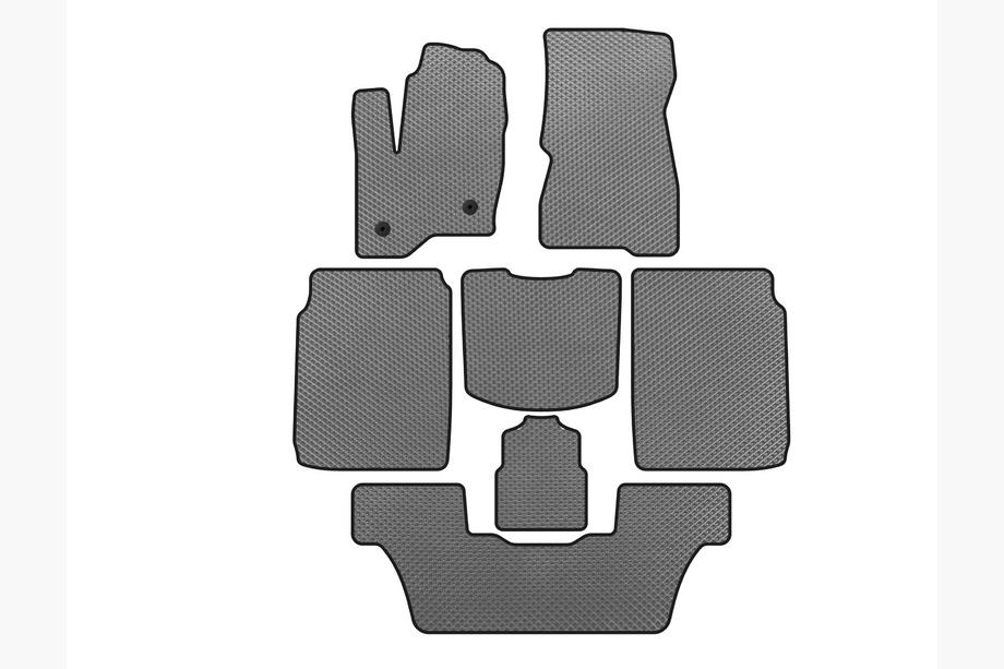 Ford Flex 2009–2019 EVA automatten (3 rijen, 2013-2019, grijs) Image