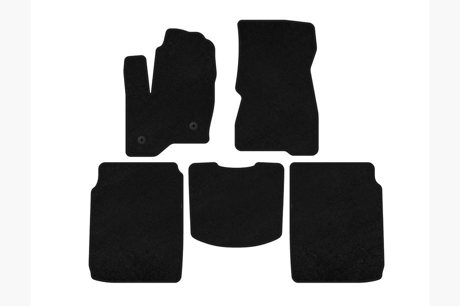 Ford Flex 2009–2019 Deluxe stoffen automatten (2 rijen, 2013-2019, zwart) Image