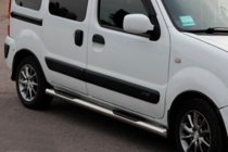 Renault Kangoo 1998–2008 Sidebars (2 stuks, RVS) foto 1