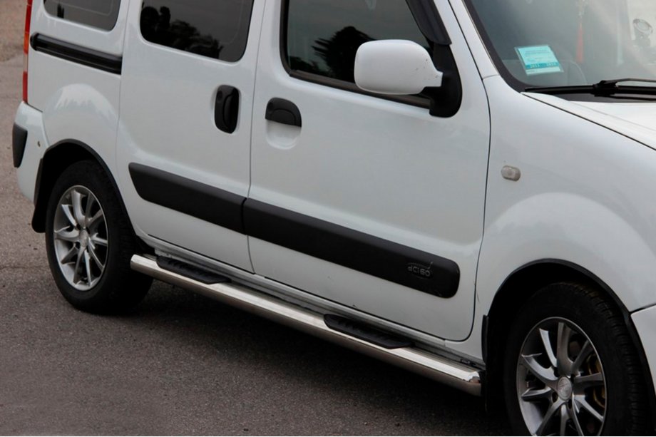 Renault Kangoo 1998–2008 Sidebars (2 stuks, RVS) Image
