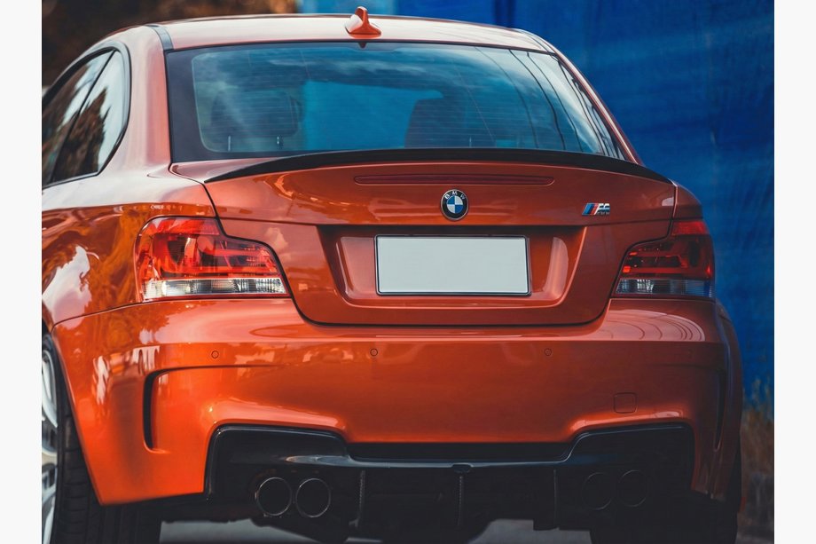 BMW 1 Serie E81/E82/E87/E88 2004–2011 Spoiler P-Style (voor E82, hoogglans zwart) Image