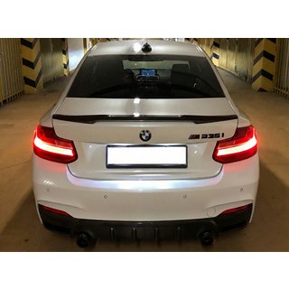 M4-Style spoiler (voor F22, hoogglans zwart) BMW 2-serie F22/F23 2014–2021 foto 1