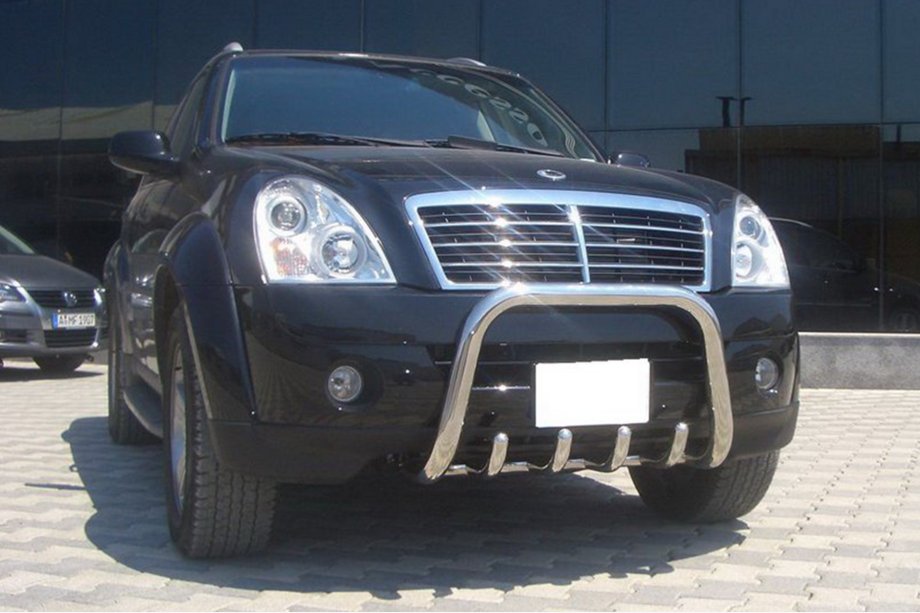 SsangYong Rexton I 2001–2017 Bullbar QT006 (RVS) Foto 3