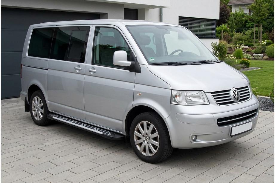 Volkswagen T5 Transporter 2003–2010 Sunrise side steps (2 stuks, aluminium) Korte wielbasis Image