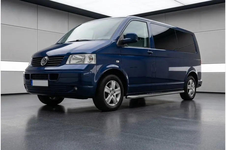 Volkswagen T5 Transporter 2003–2010 Maydos V1 zijtreden (set 2 stuks, aluminium + RVS) Foto 1