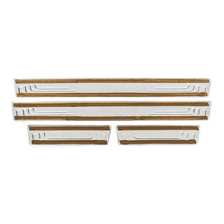 Dorpellijsten V-2 (4 stuks, RVS) Renault Megane III 2009–2016 foto 4