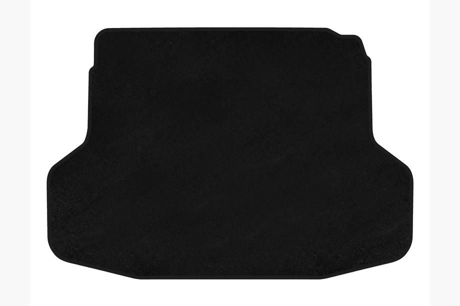 Honda Civic Sedan VII 2001–2006 Premium textiele kofferbakmat (Coupé, Zwart) Image
