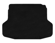 Honda Civic Sedan VII 2001–2006 Textiele kofferbakmat Classic (Coupé, Zwart) foto 1