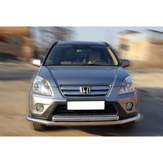Voorbeschermbeugel ST014 (RVS) Honda CRV 2001–2006 foto 1