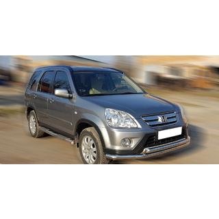 Voorbeschermbeugel ST014 (RVS) Honda CRV 2001–2006 foto 2
