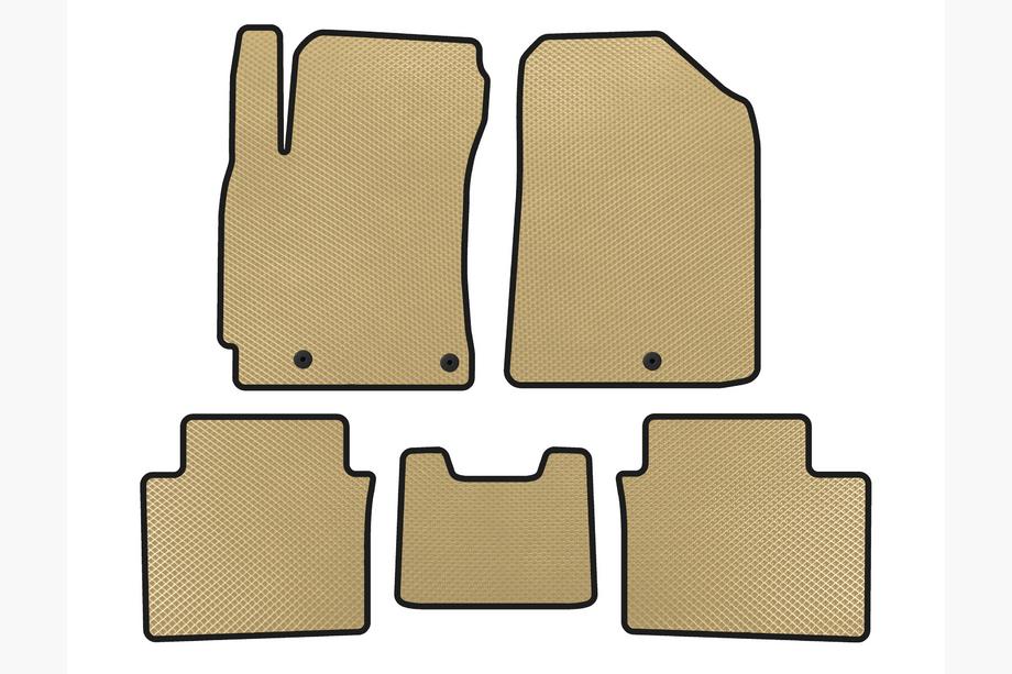 Kia Forte 2008–2024 EVA vloermatten voor interieur (2018-2021, Beige) Image