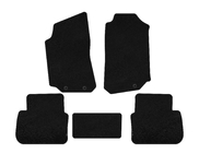 Saab 9-5 1997–2010 Textiele automatten Deluxe (Zwart) foto 1