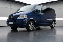 Volkswagen T5 Caravelle 2004–2010 Maydos V1 zijtreden (set 2 stuks, aluminium + RVS) Alleen voor korte wielbasis foto 1