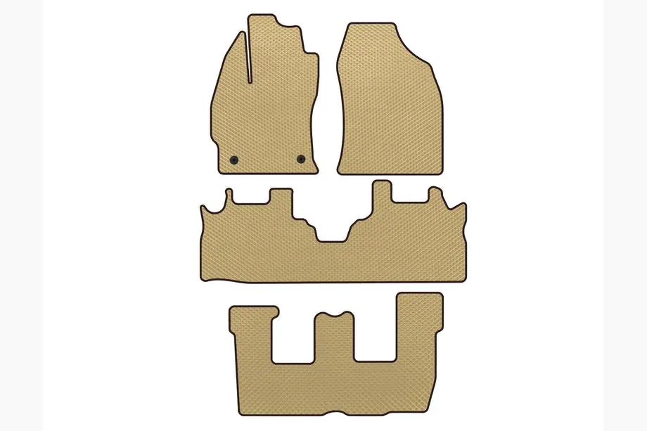 Toyota Prius Plus EVA automatten (3 rijen, beige) Image