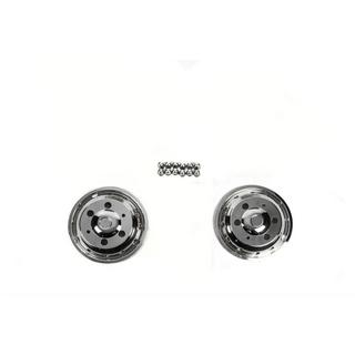 OEM RVS wieldoppen voor (2 stuks) foto 1