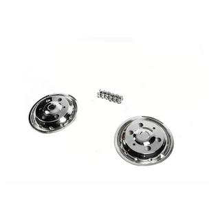OEM RVS wieldoppen voor (2 stuks) foto 2