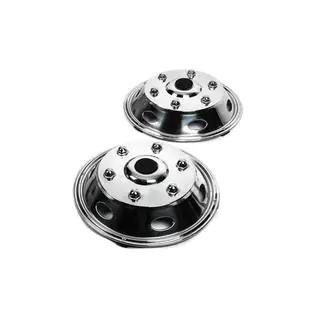 RVS voorste wieldeksels Exclusive V1 R16 Mercedes Sprinter W906 2006–2018