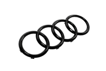 Audi Black voorste embleem (285 x 100 mm) foto 3