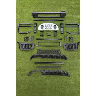 Voorbumperbeschermer met grille (voor AMG G63) foto 2