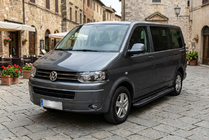 Volkswagen T5 2010–2015 Bosphorus Black side steps (2 st., aluminium) Korte wielbasis foto 1