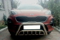 Kia Sportage 2015–2021 Voorste bullbar WT002 (RVS) foto 1