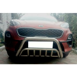 Voorste bullbar WT002 (RVS) foto 2