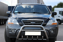 Kia Sorento I BL 2002–2009 Bullbar WT003-2 (RVS) foto 1