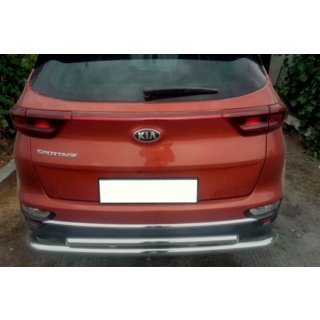 Achterbumperbescherming AK002-2 (RVS) Kia Sportage 2015–2021 foto 3