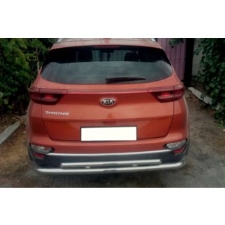 Achterbumperbescherming AK002-2 (RVS) Kia Sportage 2015–2021 foto 1