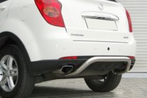 SsangYong Action 2005–2018 Achter bullbar AK006 (RVS) foto 2