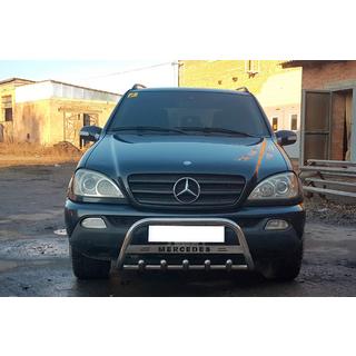 Bullbar WT004 (RVS) Mercedes ML W163 1997–2005 foto 2