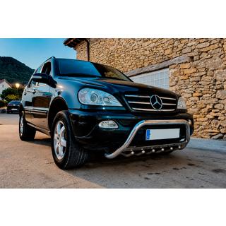 Bullbar WT004 (RVS) Mercedes ML W163 1997–2005 foto 1