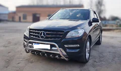 Mercedes GLE/ML-klasse W166 2011–2018 RVS bullbar WT003 foto 2