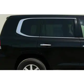Complete raamlijsten rondom de ramen Design 2025 (2008-2015, RVS) Lexus LX570/450d 2008–2022 foto 1
