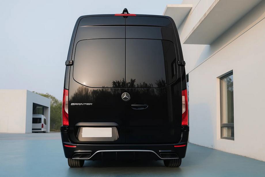 Mercedes Sprinter W907/W910 2018– AMG achterbumper (voor standaard wielbasis, polypropyleen) Foto 1