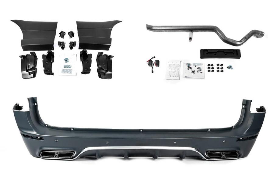 Mercedes Sprinter W907/W910 2018– AMG achterbumper (voor standaard wielbasis, polypropyleen) Foto 2